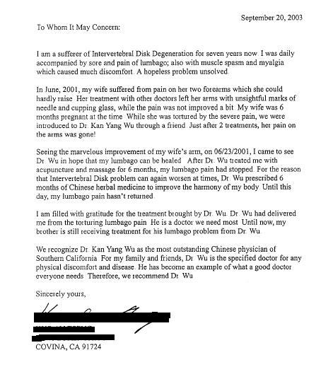 Testimonial-Herniated Disc